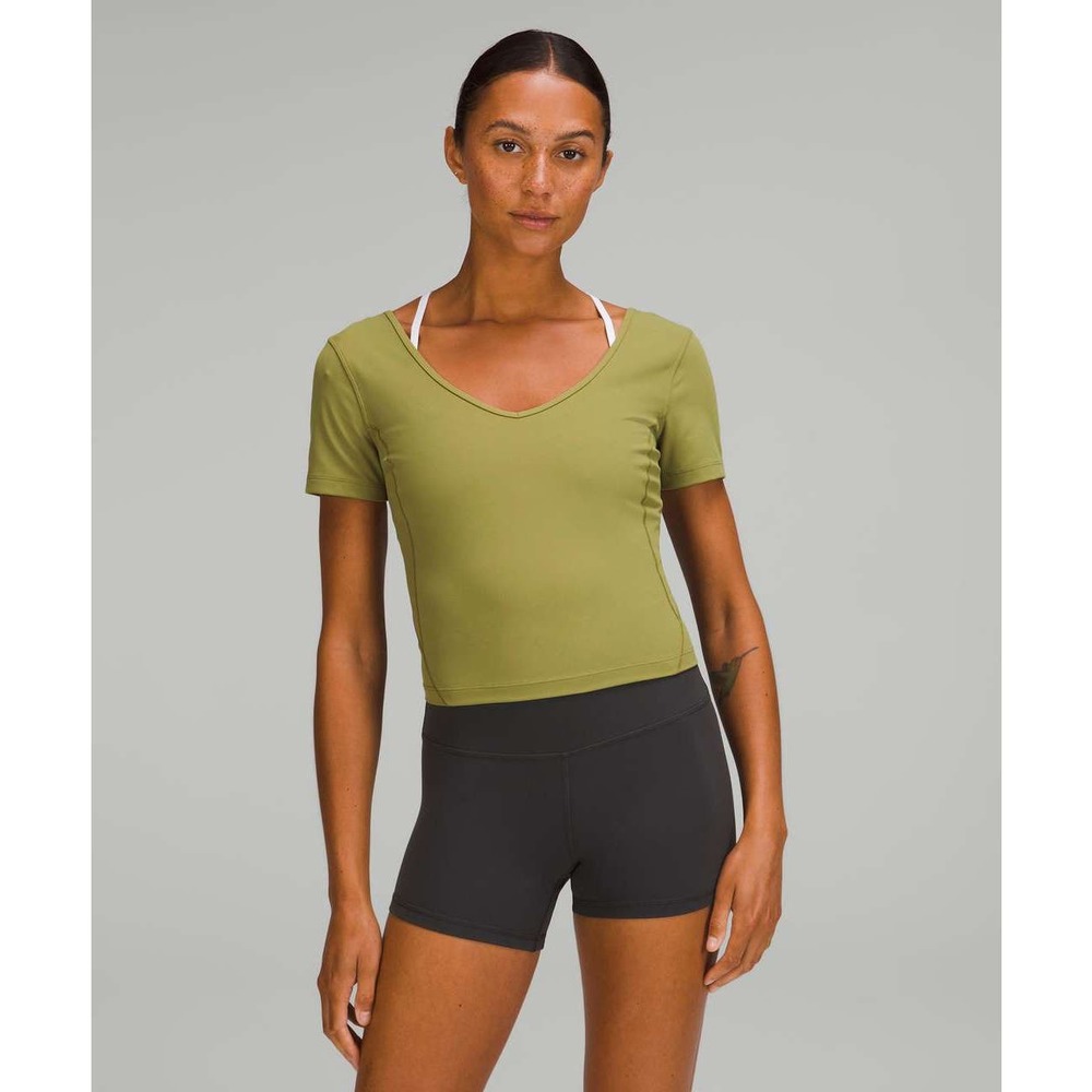 Lululemon | Align Tee | Bronze Green | 6 | NWT